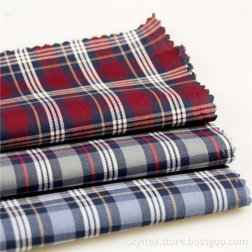 Yarn Dyed 100%Cotton Madras Plaid Fabrics